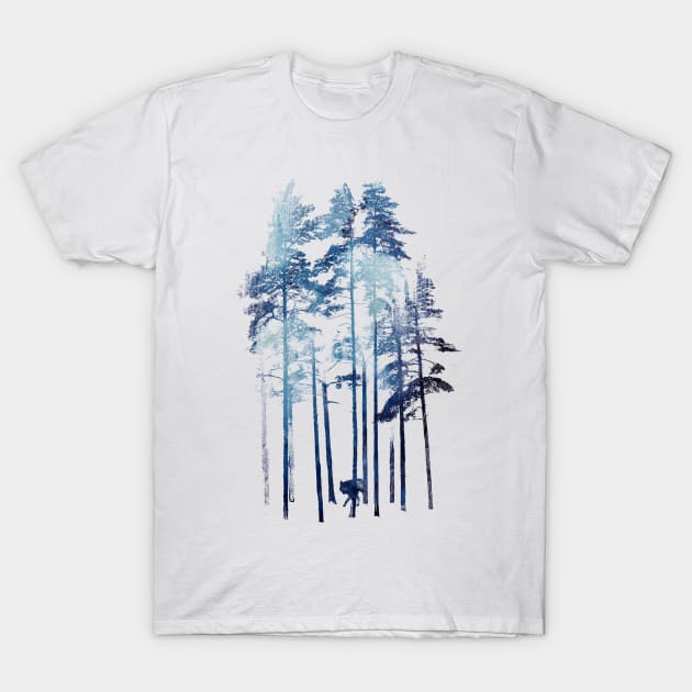 Winter Wolf Final T-Shirt by astronaut